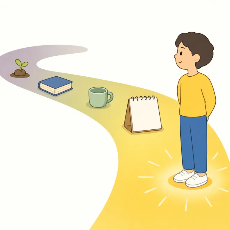 up to now（今まで・イディオム）の覚え方イラスト — まず核は up to で、「ある限界・時点まで」という感覚です