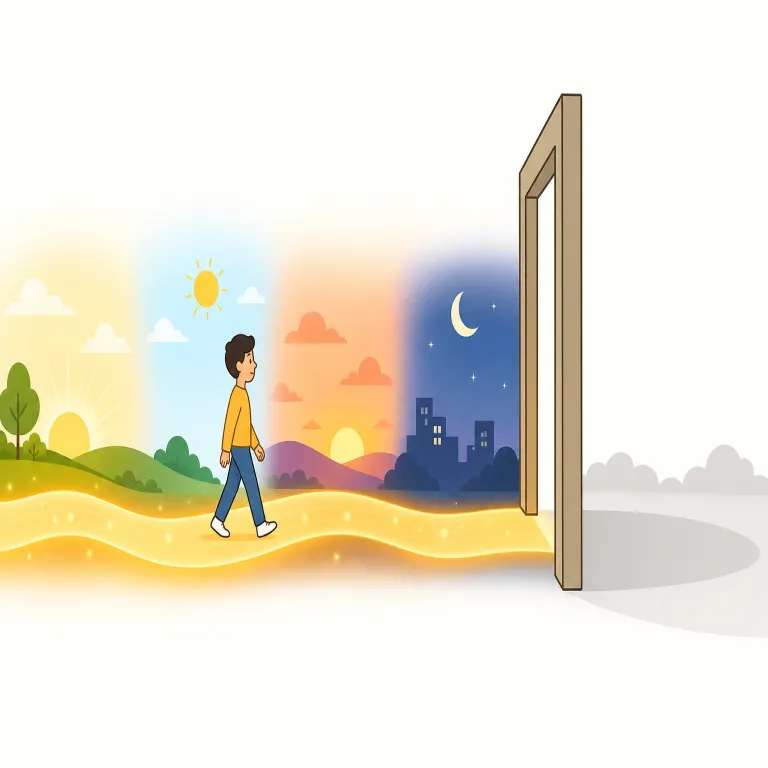up until（～までずっと・イディオム）の覚え方イラスト — 核は until「～まで」