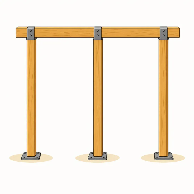 uprights（支柱・名詞）の覚え方イラスト — まず単数形の upright を押さえると覚えやすいです