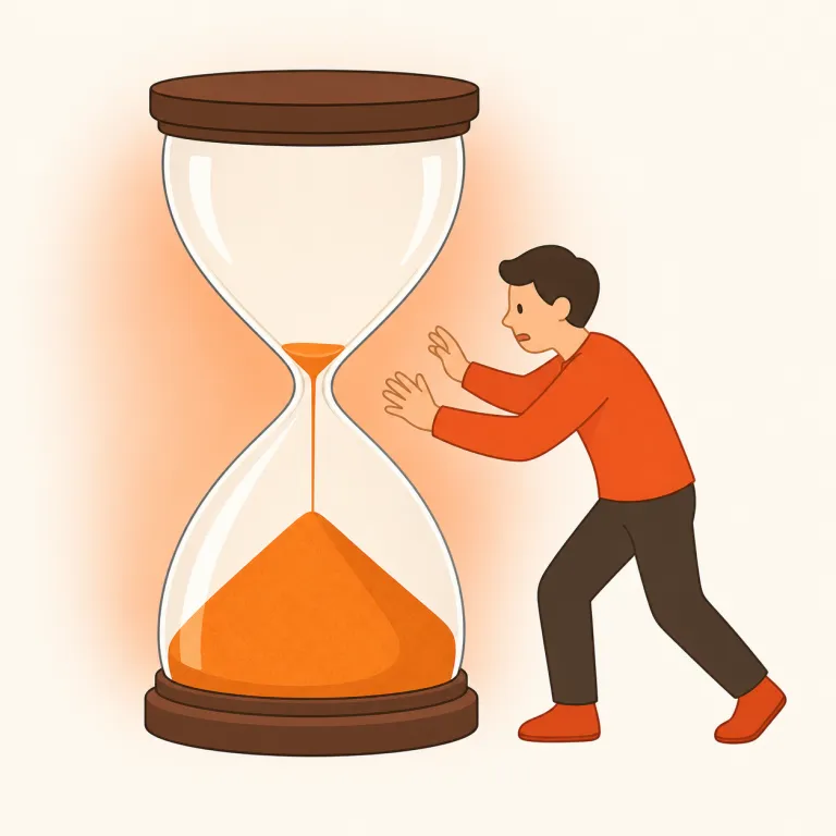 urgency（緊急性・名詞）の覚え方イラスト — このエントリの urgency は、感情としての「切迫感」ではなく、ある案件・患者・状況がどれだけ早い対応を必要とするかという性質を表す「緊急性」です