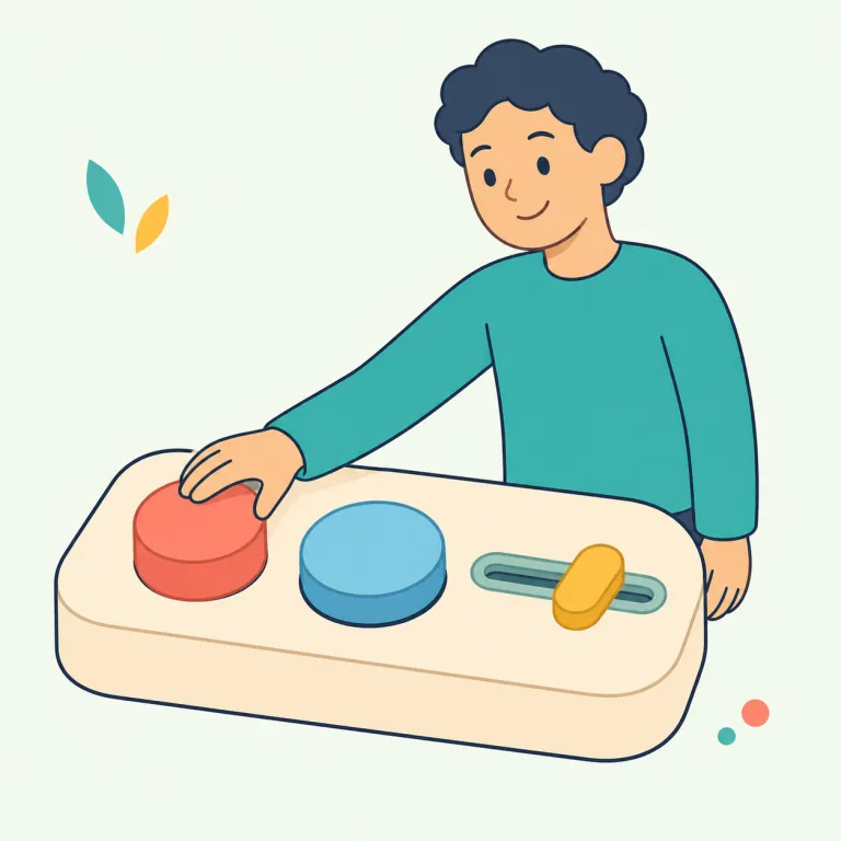 user-friendly（使いやすい・形容詞）の覚え方イラスト — user「利用者」に friendly「親切な」を組み合わせた語なので、「利用者に親切＝使いやすい」と覚えると定着しやすいです