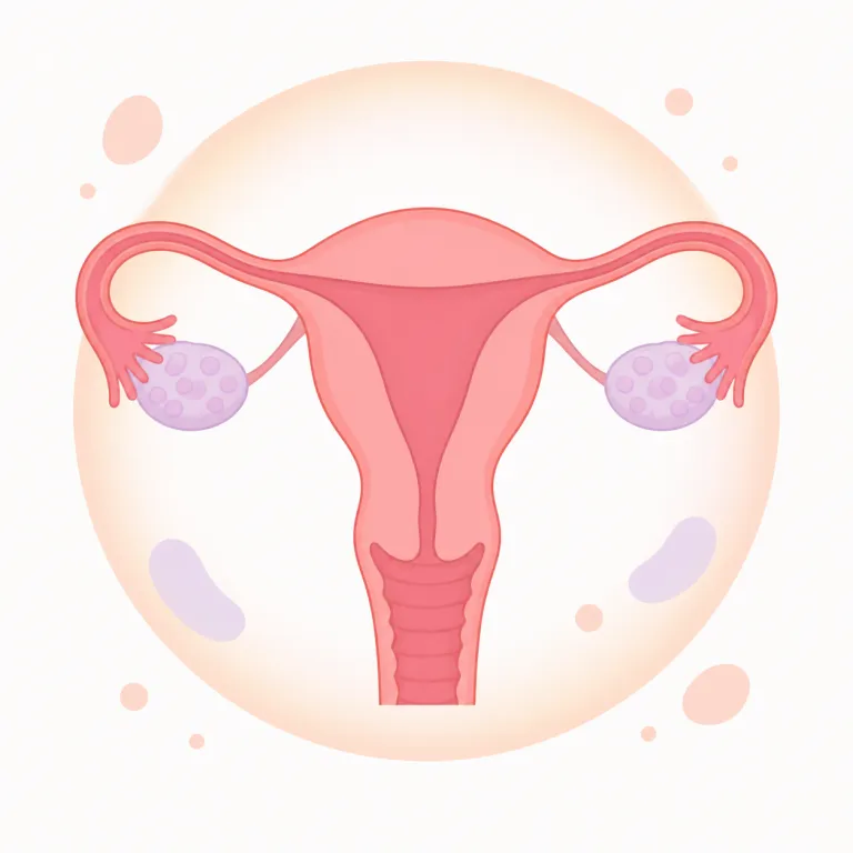 uterine（子宮の・形容詞）の覚え方イラスト — まず名詞 uterus「子宮」を知っておくと、uterine はその形容詞版だと覚えやすいです