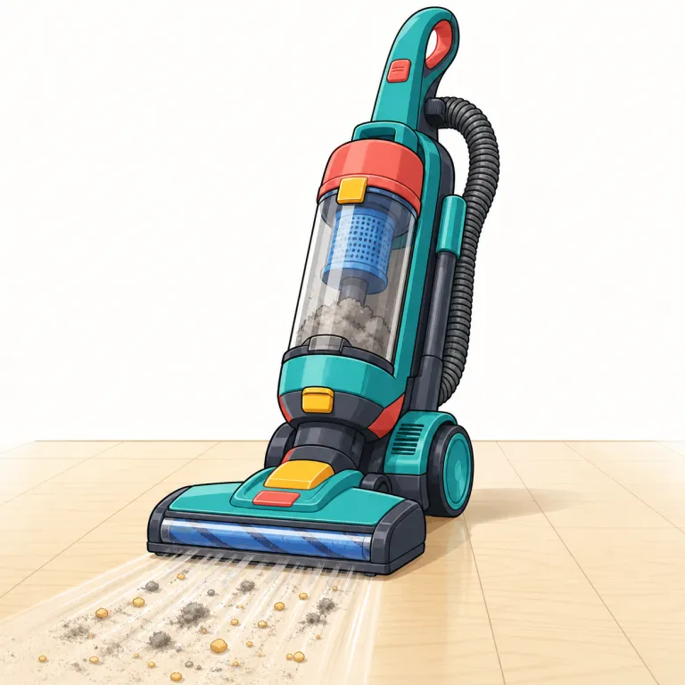 vacuum（掃除機・noun）の覚え方イラスト