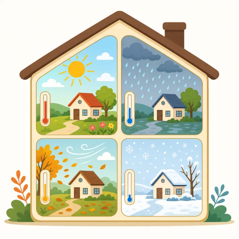 variable（変わりやすい・形容詞）の覚え方イラスト — variable conditions と聞いたら、山の天気や実験環境のように、同じ状態が続かず結果に影響する場面を思い浮かべると覚えやすいです
