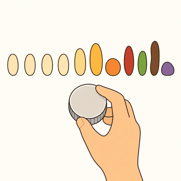 vary（変える・verb）の覚え方イラスト