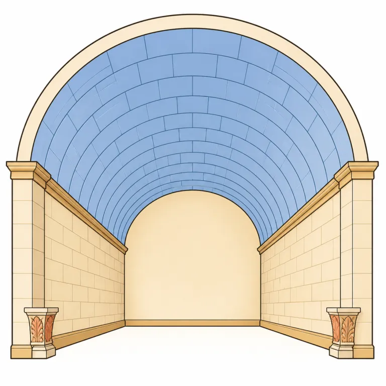 vault（丸天井・noun）の覚え方イラスト
