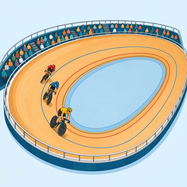 velodrome（自転車競技場・名詞）の覚え方イラスト — 見た目で「velo + drome」に分けると残りやすい語です