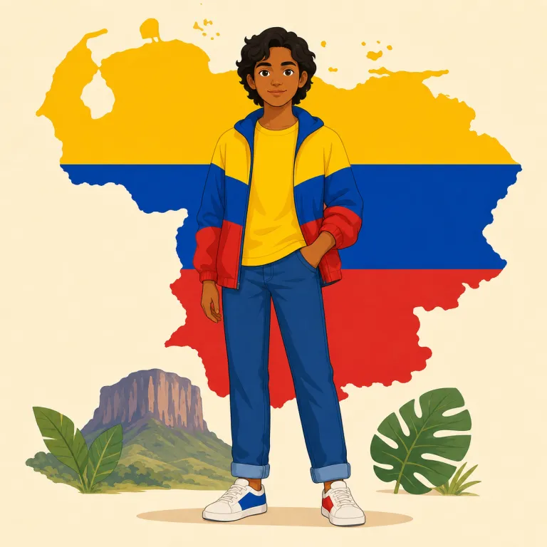 venezuelan（ベネズエラの・形容詞）の覚え方イラスト — Venezuelan は、まず国名 Venezuela をそのまま見抜けるようにするのが近道です