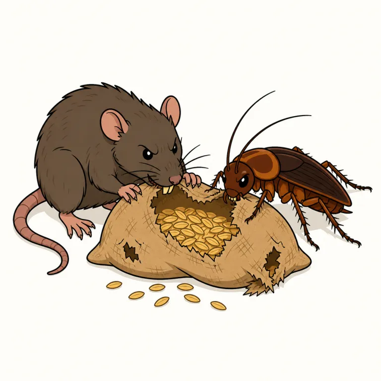 vermin（害虫・害獣・noun）の覚え方イラスト