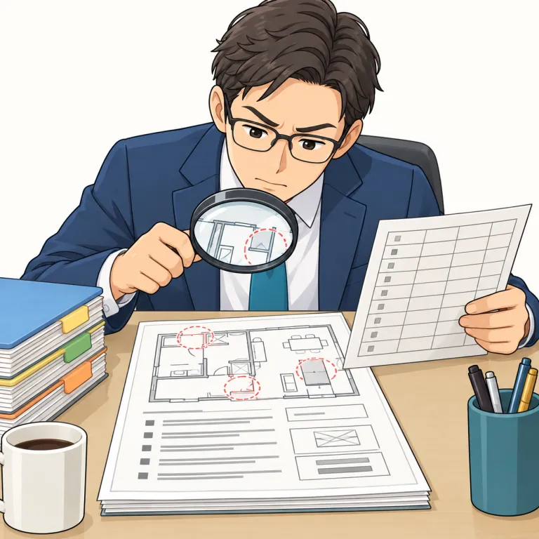 vet（審査する、精査する・verb）の覚え方イラスト