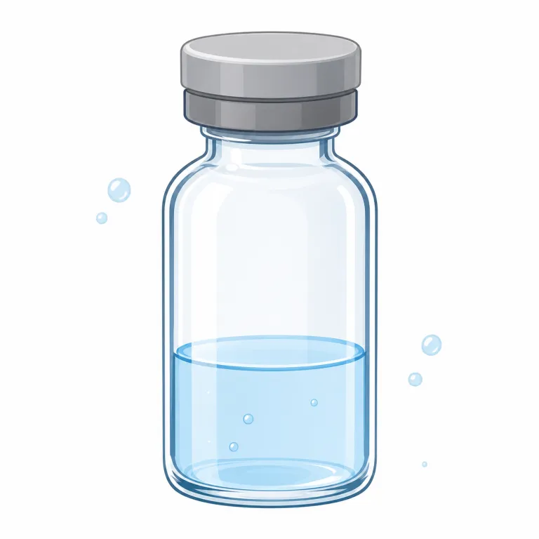 vial（小瓶・名詞）の覚え方イラスト — vial は bottle の仲間として覚えると定着しやすい語です