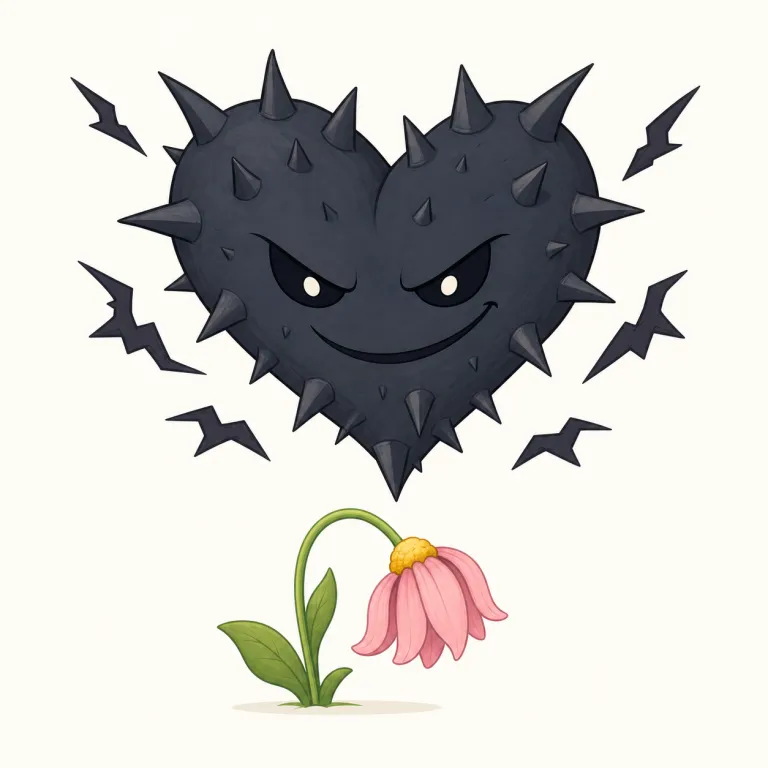 viciousness（悪質さ・名詞）の覚え方イラスト — vicious を見たら、まずよく出る vicious cycle を思い出すと「害が強く、悪化を招く」という感触がつかめます
