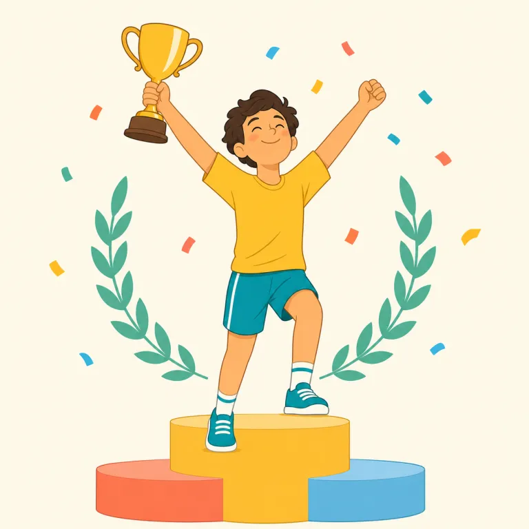 victoriously（勝利を収めて・副詞）の覚え方イラスト — victoriously は victory「勝利」から考えると覚えやすい語です