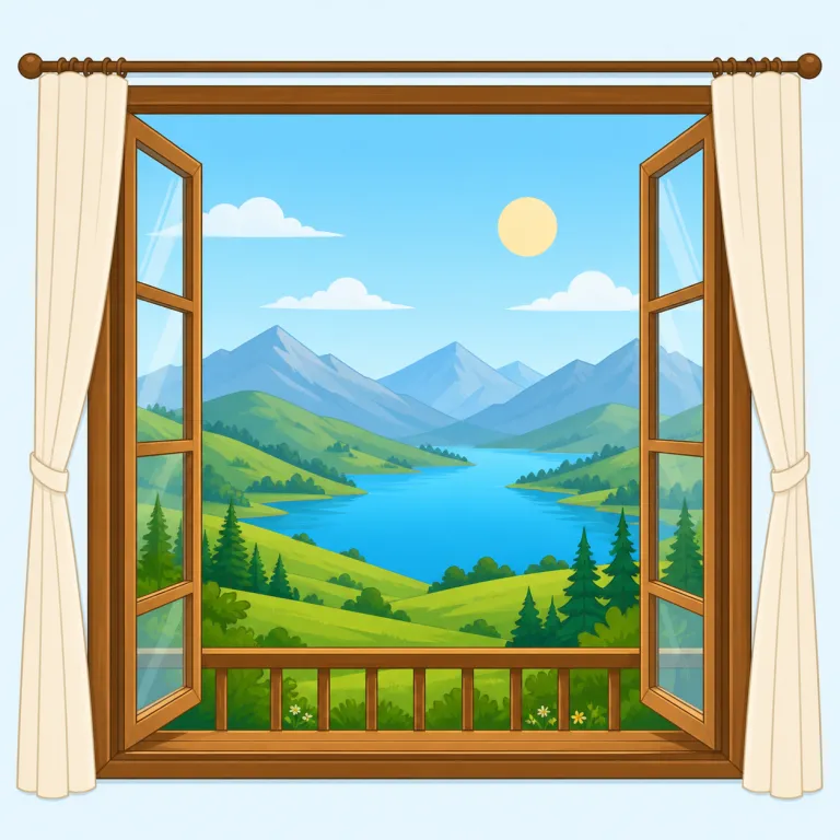 view（意見，見解，見方・名詞）の覚え方イラスト — この view は「景色」ではなく、頭の中で物事をどう見るか、つまり「見方・見解」を表す名詞です