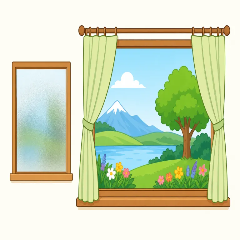 viewable（閲覧可能・形容詞）の覚え方イラスト — view が分かればほぼそのまま取れる語です