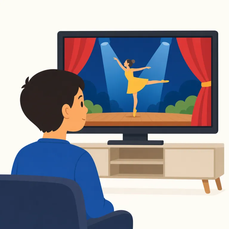 viewer（視聴者・名詞）の覚え方イラスト — view「見る・眺める」が分かれば、そのまま「見る人」です