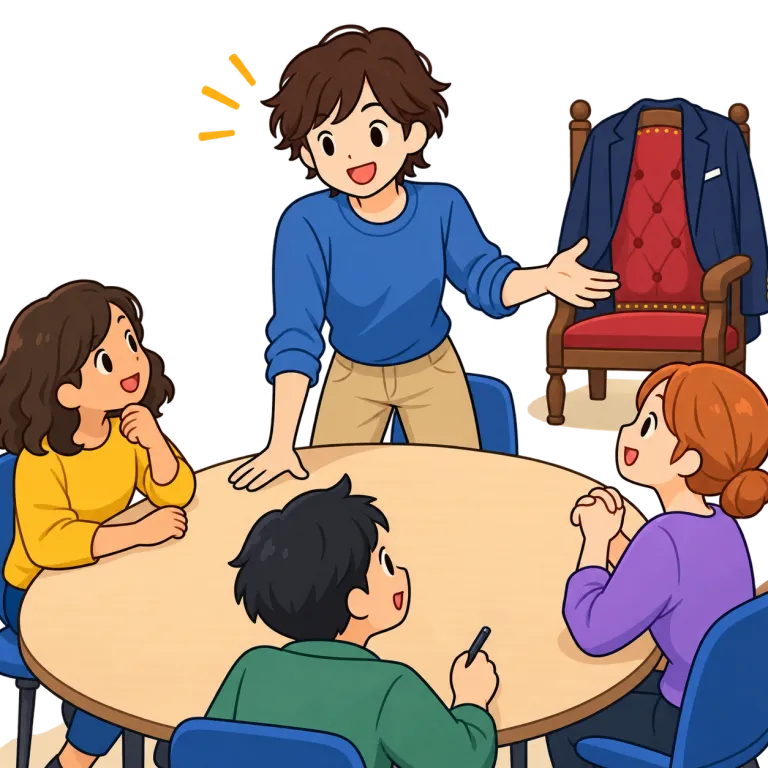 virtual（事実上の・adjective）の覚え方イラスト