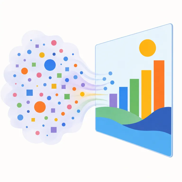 visualisation（視覚化・名詞）の覚え方イラスト — visualisation は visual「見える」＋ visualise「見える形にする」＋ -ation「行為」と分解できます