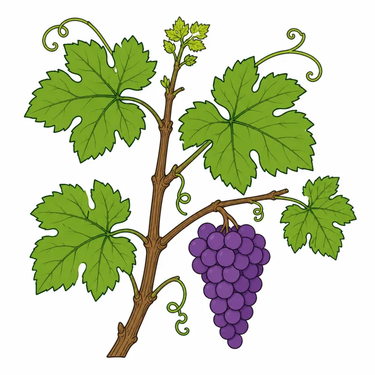 vitis（ブドウ属・noun）の覚え方イラスト