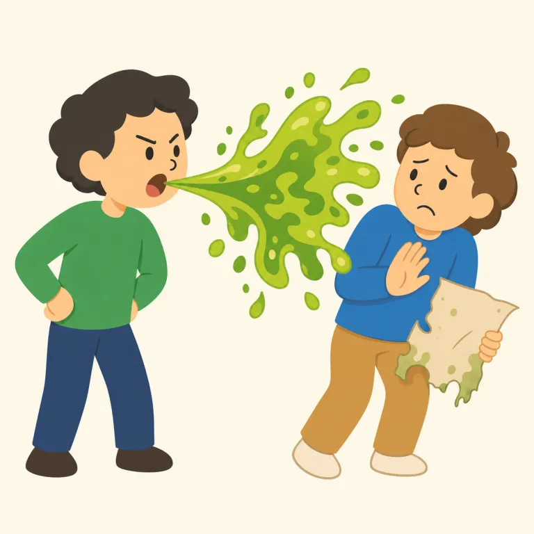vitriol（痛烈な批判・名詞）の覚え方イラスト — まず criticism は単なる批判、abuse は暴言、vitriol はそこに強い悪意と攻撃性が乗った段階だと並べて覚えると残りやすいです