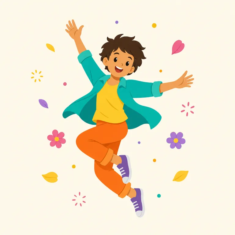 vivacious（快活な・形容詞）の覚え方イラスト — vivid や revive を知っていると覚えやすい語