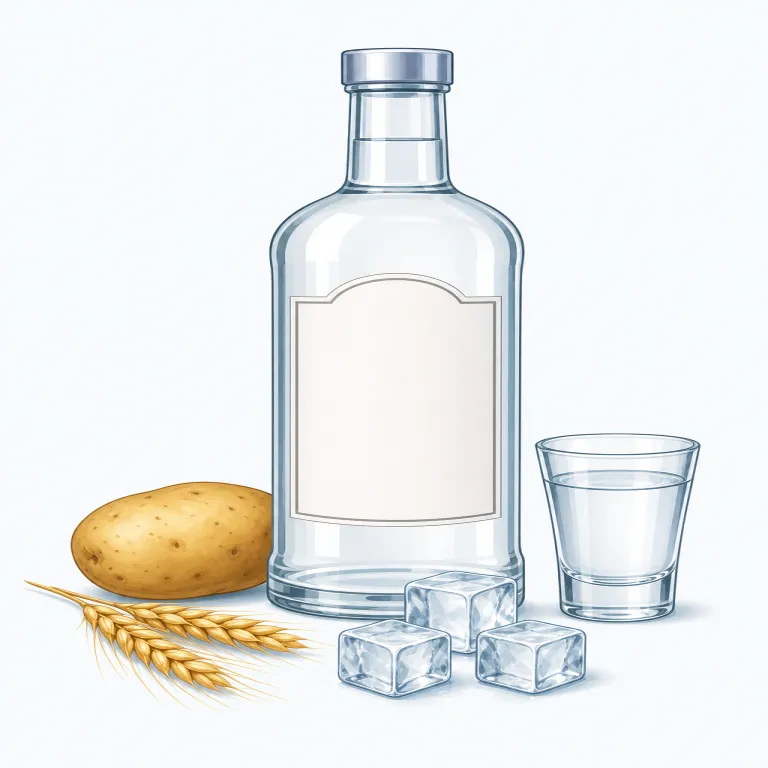 vodkaの覚え方イラスト