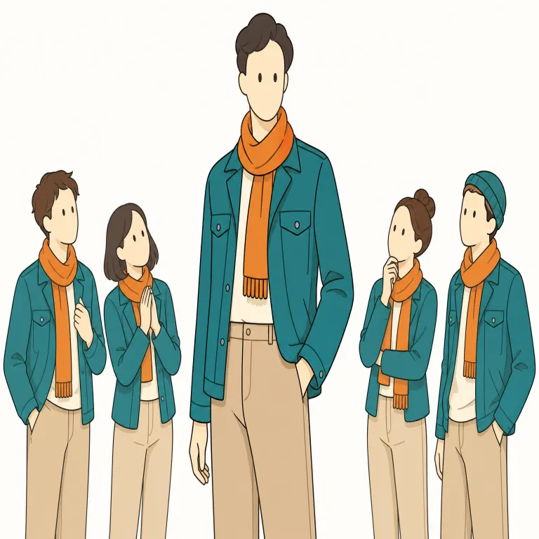 vogue（流行・名詞）の覚え方イラスト — このエントリの vogue は「人気」そのものではなく、服装・デザイン・文化などが一時期に広く受け入れられる「流行」を指します