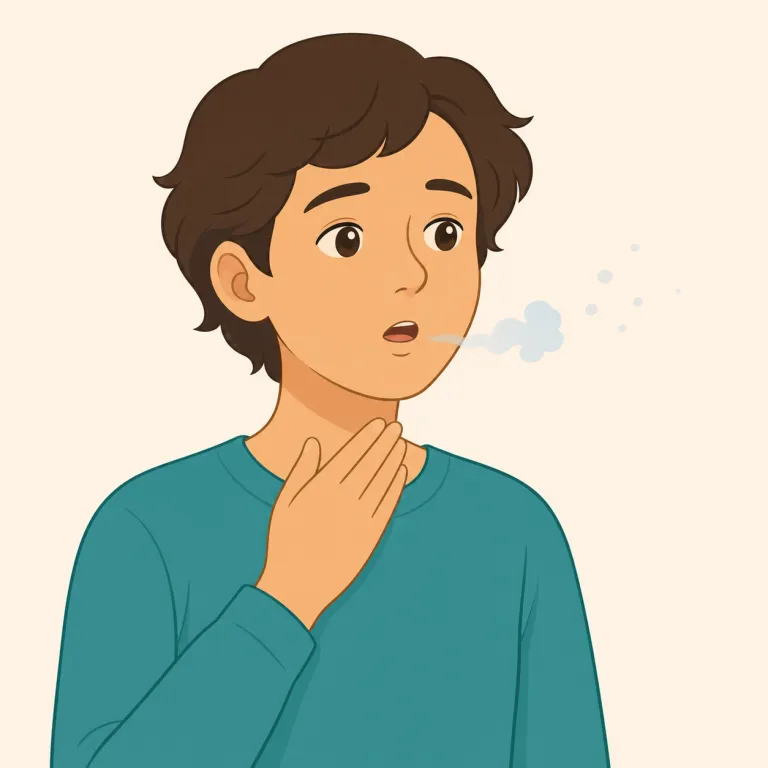 voiceless（声なき・形容詞）の覚え方イラスト — voice「声」に -less「〜がない」が付いた形と捉えると覚えやすい