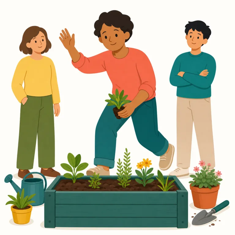 voluntary（自発的な・形容詞）の覚え方イラスト — voluntary は volunteer と同じ vol- の仲間で、「自分から進んでやる」感覚で覚える