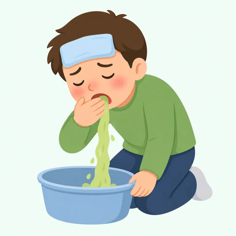 vomitingの覚え方イラスト