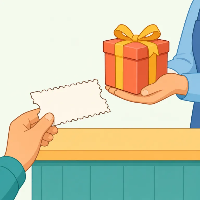 voucher（割引券・名詞）の覚え方イラスト