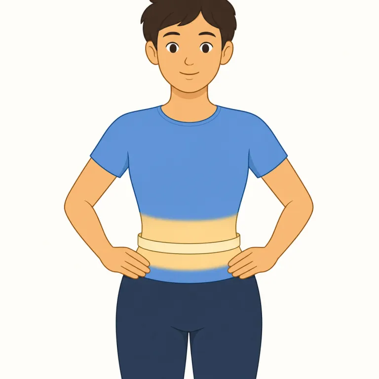 waist（腰、ウエスト・名詞）の覚え方イラスト — まず waist size, waistline, around the waist, measure your waist をまとめて覚えると定着しやすい語です