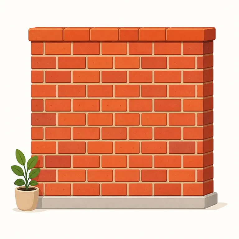 wall（壁・名詞）の覚え方イラスト — このエントリの wall は、屋外の「塀」ではなく、部屋や建物の側面になる「壁」として覚えるとよいです