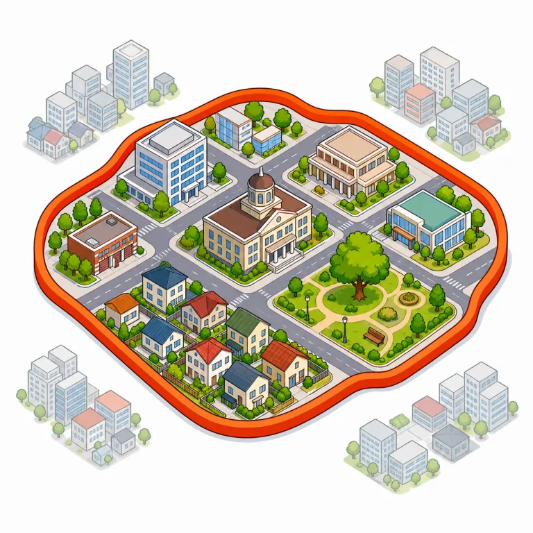 ward（区・noun）の覚え方イラスト