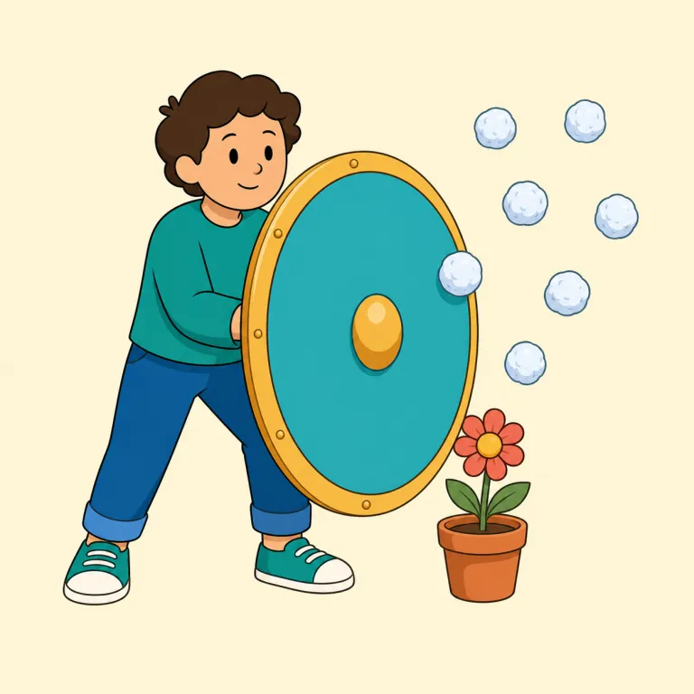warded（防いだ、守った・動詞）の覚え方イラスト — warded は単体より ward off をセットで覚えると残りやすい語です