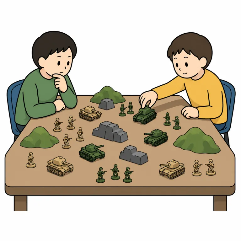 wargaming（ウォーゲーム・noun）の覚え方イラスト