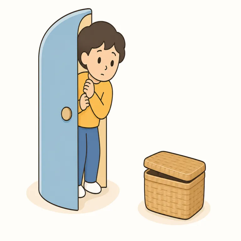 wariness（警戒心・名詞）の覚え方イラスト — まず形を wary + -ness と分けて覚える