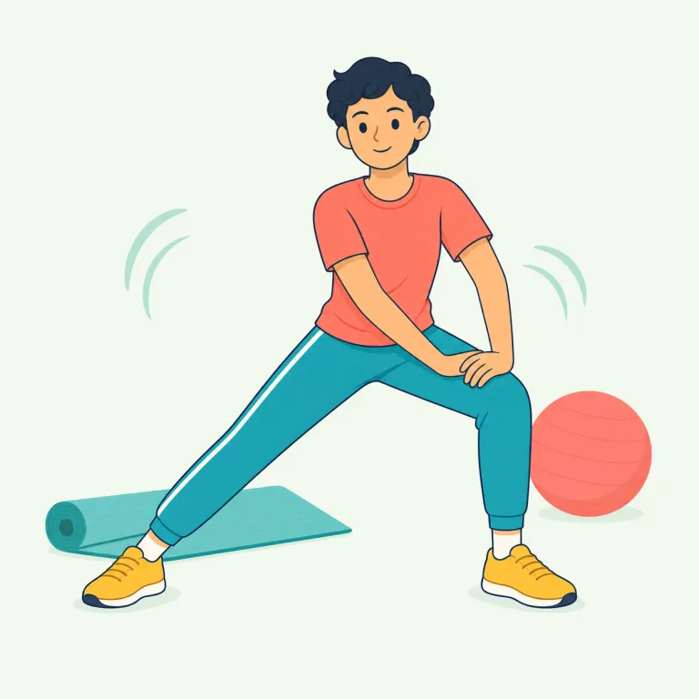 warm-up（準備運動・名詞）の覚え方イラスト — 体を warm「温めて」活動できる状態へ up「高める」ものが warm-up です