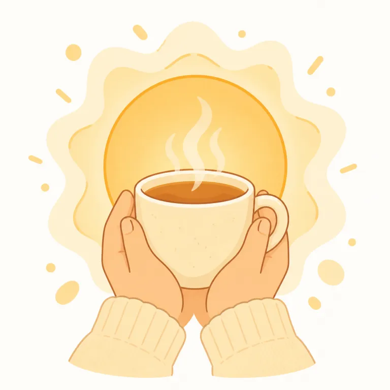 warmth（暖かさ・名詞）の覚え方イラスト — warm を知っていれば覚えやすい語で、-th が付くと「その性質・状態」を表す名詞になり、warmth は「暖かいこと」「ぬくもり」