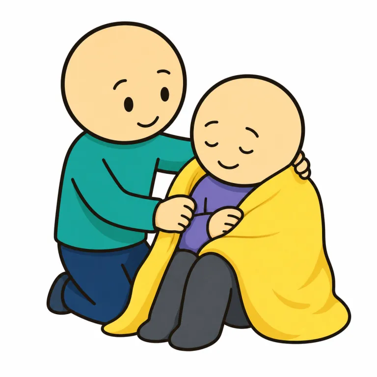 warmth（思いやり・noun）の覚え方イラスト
