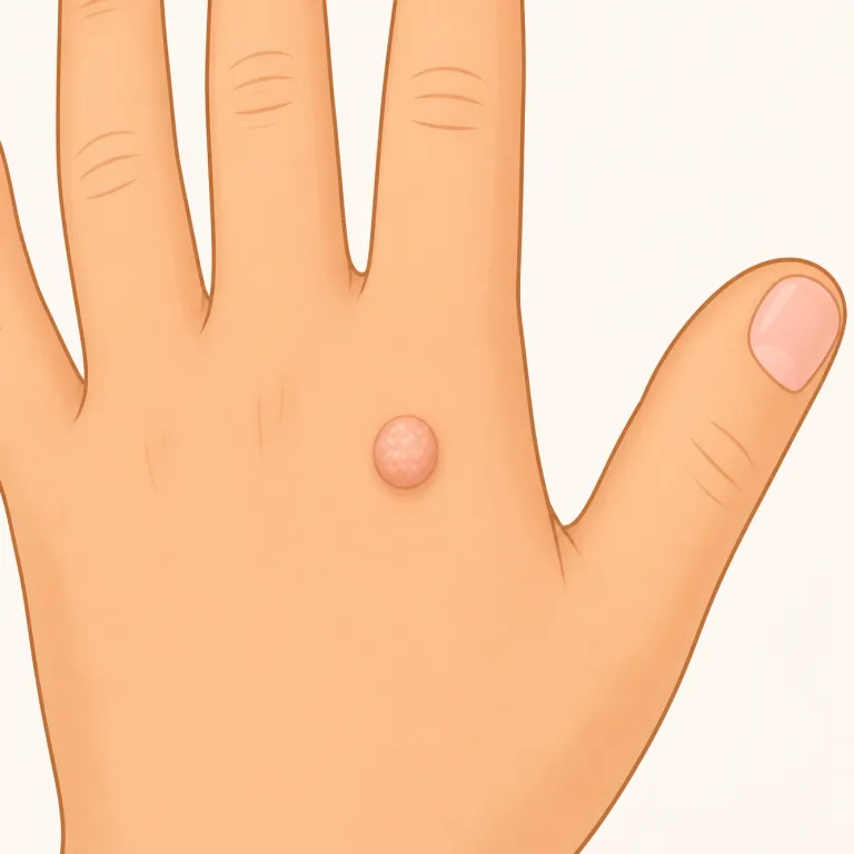 wart（いぼ・名詞）の覚え方イラスト — wart は「皮膚にぽつっと出る小さな固い突起」という見た目ごと覚えると残りやすい語