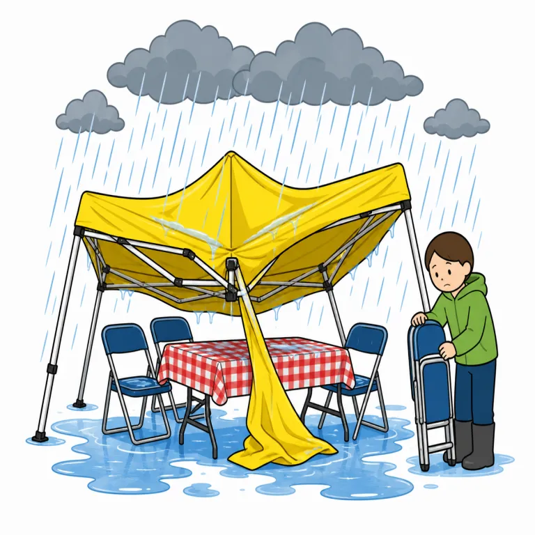 wash out（中止になる・phrasal_verb）の覚え方イラスト