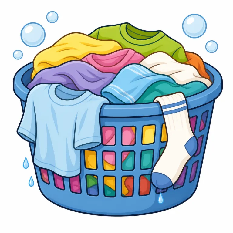 wash（洗濯・noun）の覚え方イラスト