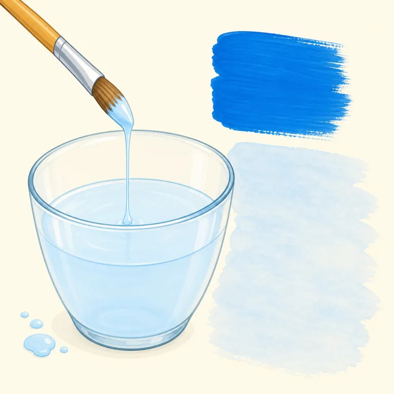 washy（水っぽい・形容詞）の覚え方イラスト — wash は「洗う」で、水を使う動作です
