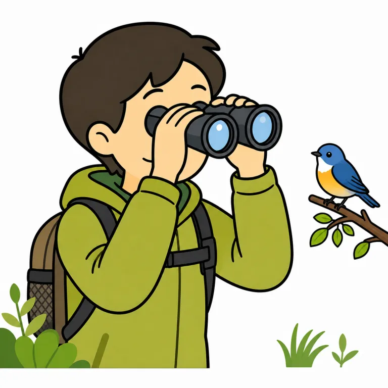 watcher（観察者・noun）の覚え方イラスト