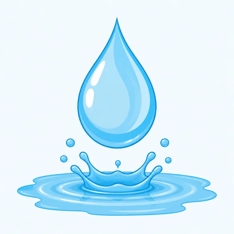water（水・名詞）の覚え方イラスト — flat は「平らな」という基本語で、-en は widen「広くなる／広くする」、shorten「短くなる／短くする」のように「その状態へ変わる」動詞を作ることがあります