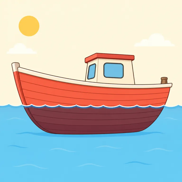 waterline（喫水線・名詞）の覚え方イラスト — `water` と `line` の直結で覚えるのが最短です