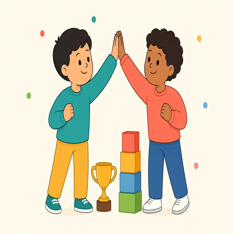 way to go（よくやった！・イディオム）の覚え方イラスト — go は「進む」、way は「やり方・道」