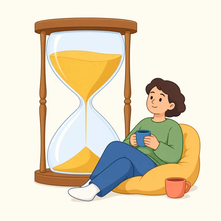 we have plenty of time（時間に余裕があります）の覚え方イラスト — plenty of ..