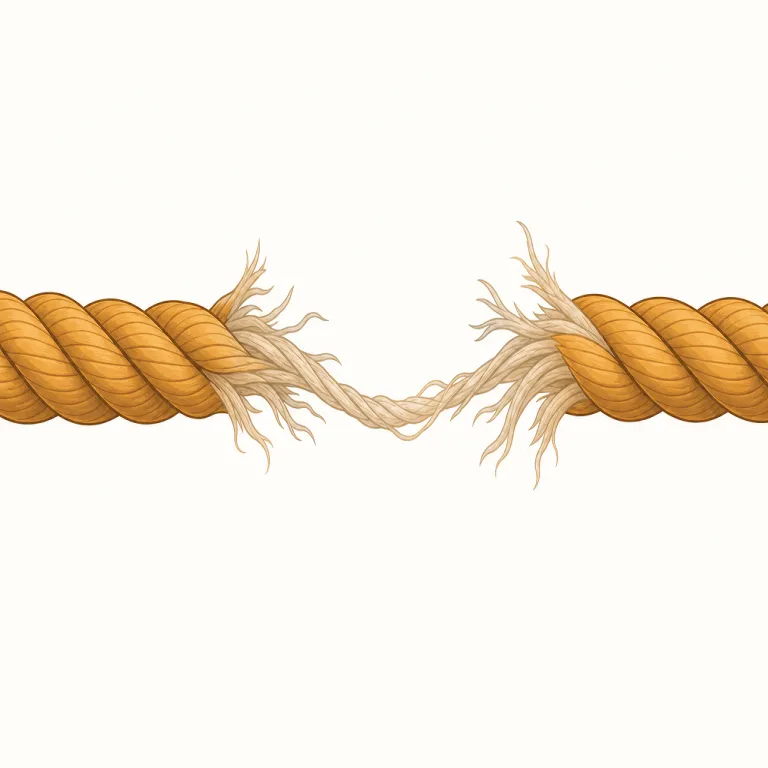 weaken（弱める・動詞）の覚え方イラスト — weak「弱い」から出発し、-en を「その状態にする」と見ると、weaken は何かの強さ・勢い・効力を下げる動詞になります